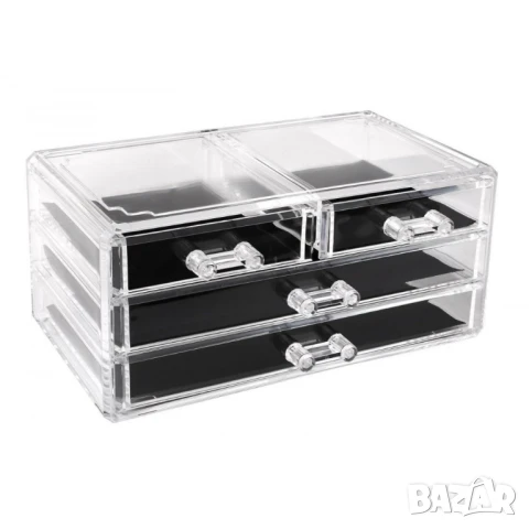 3 броя органайзери с чекмеджета прозрачни , снимка 2 - Органайзери - 50630590