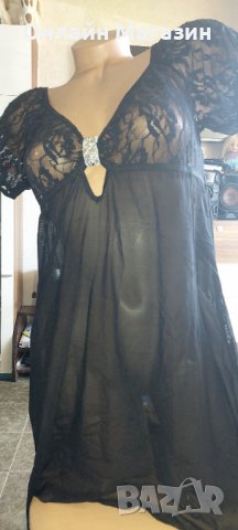 Къса нощничка с късо ракавче л хл