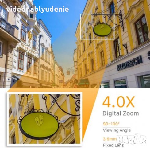 Водонепромокаема FULL HD 1080P WiFi PTZ 320° SpeedDome AutoTracking Следяща Камера 4xZOOM PIR Аларма, снимка 6 - Комплекти за видеонаблюдение - 26531445