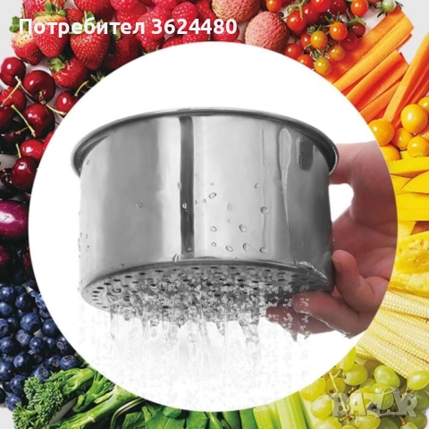 Закачаща се Метална Цедка за Мивка 4568, снимка 10 - Аксесоари за кухня - 52471309