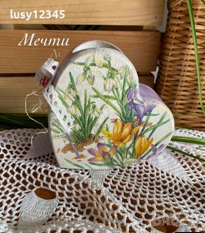 Свещник сърце- Ранна пролет!