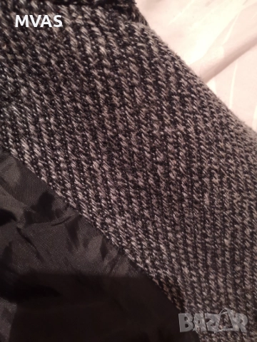 -50% New Yorker дамско вълнено сиво палто M размер, снимка 3 - Палта, манта - 51877355