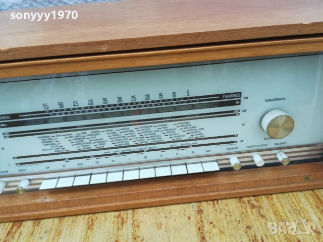 TUBE RETRO STEREO RECEIVER-MADE IN GERMANY 0409252005LCHERY, снимка 9 - Ресийвъри, усилватели, смесителни пултове - 51608808