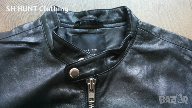 Jack & Jones JPRBEAM LEATHER Jacket Размер M яке естествена агнешка кожа 29-62, снимка 6 - Якета - 52204698