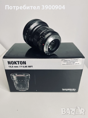 Voigtländer Nokton 10.5mm F0.95 MFT Lens, снимка 4 - Обективи и филтри - 51907830