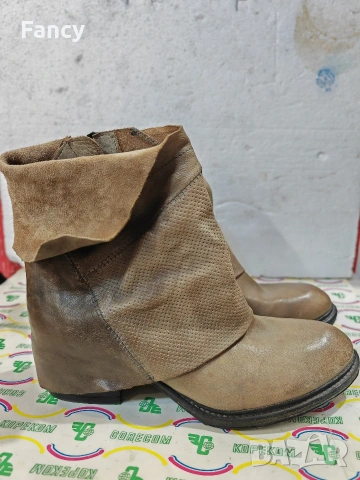 Страхотни кожени боти AS98 /42 номер , снимка 2 - Мъжки ботуши - 53335597