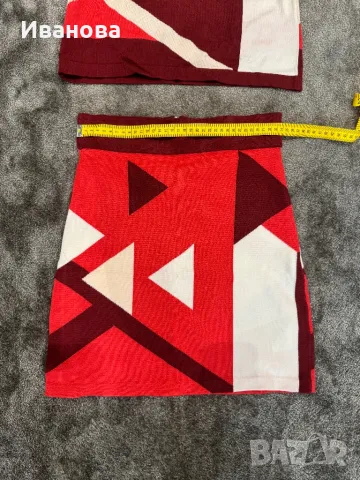 Дамски комплект блуза+пола, снимка 4 - Комплекти - 50051497