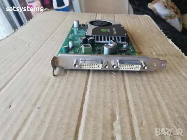 Видео карта NVidia Quadro FX 370 256MB GDDR2 64bit PCI-E, снимка 2 - Видеокарти - 47954402