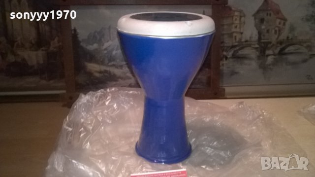 СИНЯ ТАРАМБУКА-МЕТАЛНА-нова от сирия, снимка 10 - Ударни инструменти - 27288212