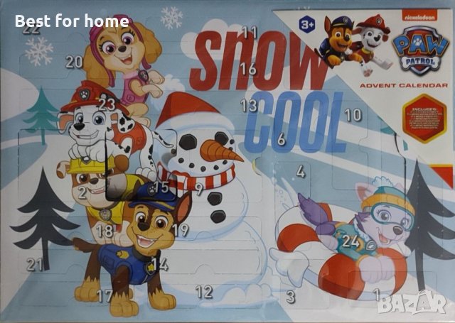 Коледен адвент календар Paw Patrol, Disney Cars, Princess, снимка 1 - Други - 42937077