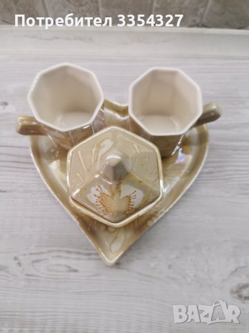 Сет за кафе за двама, снимка 7 - Чаши - 43594407