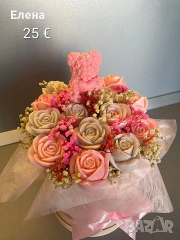 вечни букети, снимка 5 - Декорация за дома - 53217870