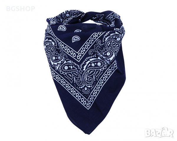 Бандана - Хип Хоп шал - Тъмно син , снимка 4 - Шалове - 28420395