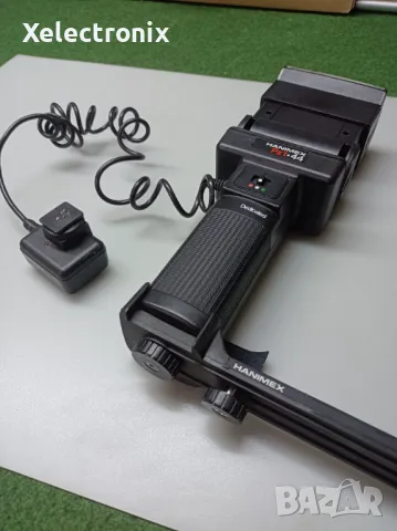 Hanimex Pz1-44 светкавица с релса за камера, снимка 1