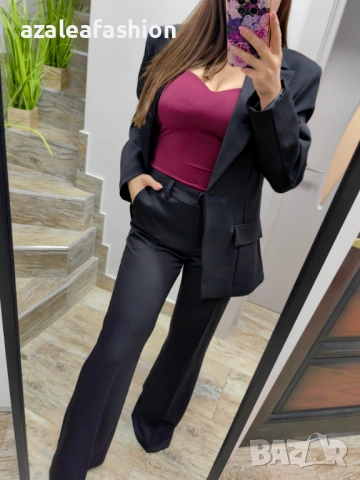 Черен дамски костюм, снимка 4 - Костюми - 53082644
