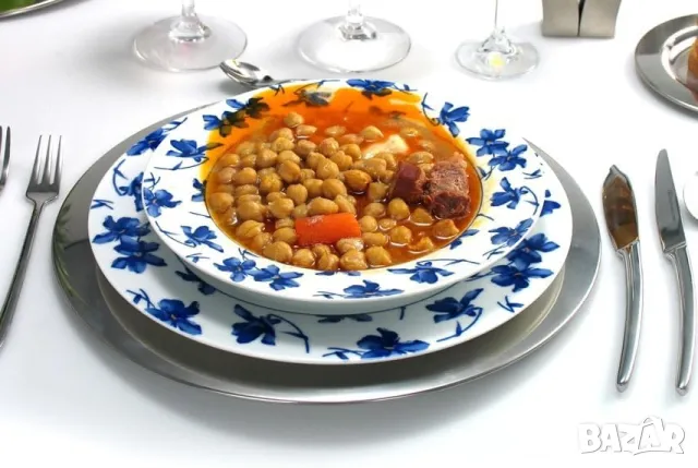 К-кт 6бр подложни чинии неръждаема стомана 32см диаметър , снимка 2 - Чинии - 50317755