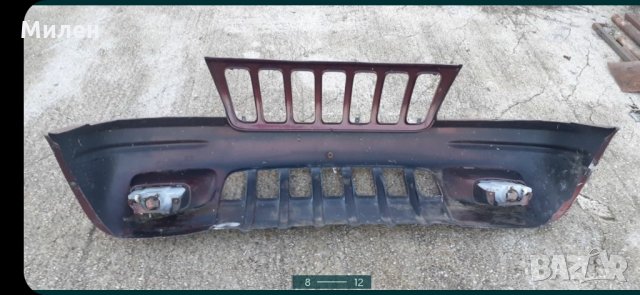 Предна Броня. Jeep Grand Cherokee.1999-2002 Година. Забележка Отстранена. Трябва Да Се Боядиса., снимка 8 - Части - 32490185