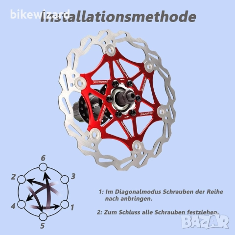 JaneEyre 180 mm. диск за велосипедна спирачка НОВ