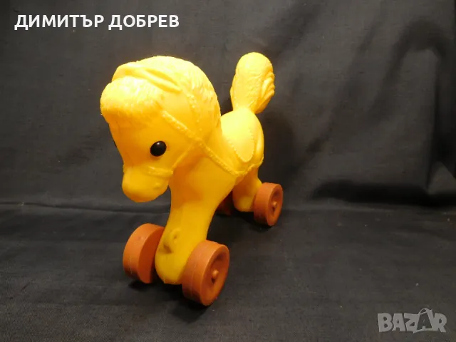 СТАРА РЕТРО СОЦ СССР ПЛАСТМАСОВА ИГРАЧКА КОНЧЕ , снимка 2 - Антикварни и старинни предмети - 49736804