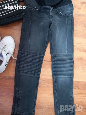 Дънки за бременни H&M Skinny Ankle Jeans High Rib Mama размер 40, снимка 13 - Дрехи за бременни - 39701652