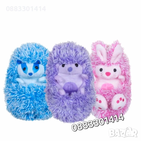 Curlimals Таралеж Заек Язовец Интерактивна плюшена играчка