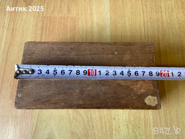 Старинна дървена кутия с ярък народен орнамент, снимка 6 - Антикварни и старинни предмети - 52856532