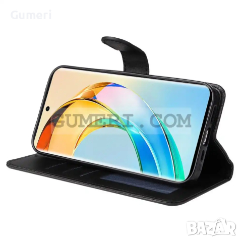 Тефтер Стойка за Huawei Honor Magic6 Lite, снимка 6 - Калъфи, кейсове - 44922152