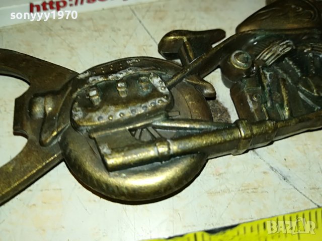 мотор-отварачка-мед/месинг внос франция 2905221915, снимка 7 - Антикварни и старинни предмети - 36913577