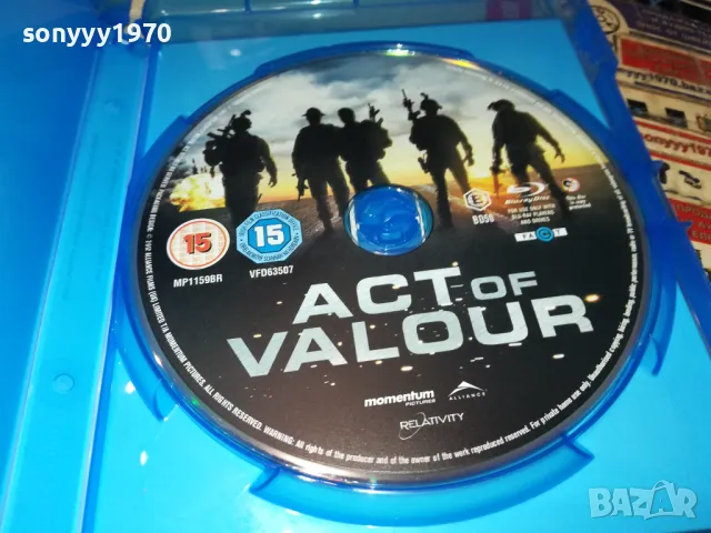 ACT OF VALOUR BLU-RAY DISC 3004252117, снимка 5 - Blu-Ray филми - 50101391