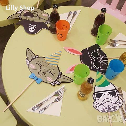 Покани, банер за рожден ден, Междузвездни войни  / Star Wars, снимка 17 - Покани - 53185144