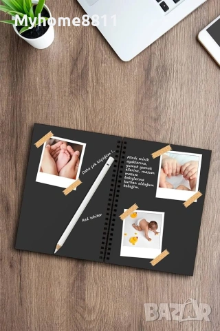 Черна тетрадка с бял химикал, снимка 4 - Ученически пособия, канцеларски материали - 51223693