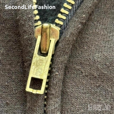 Levi Strauss Levi's Винтидж памучно яке от 80-те години с цип произведено в САЩ дамско размер M, снимка 4 - Якета - 53349679