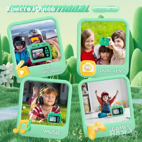 Детска камера с функция за печат Детски фотоапарат с дисплей за моментни снимки, снимка 6 - Други - 49857628
