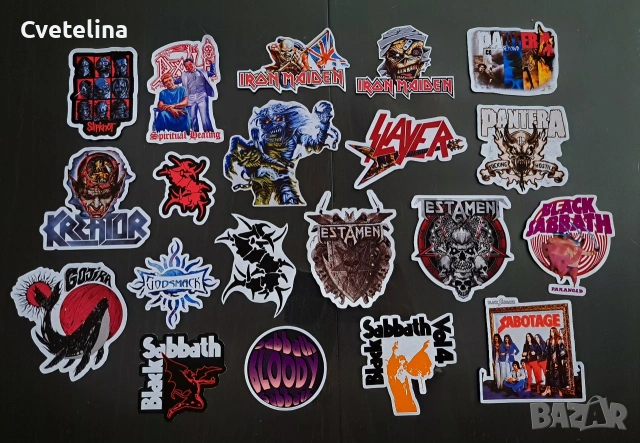 Персонализирани стикери - метъл и рок , снимка 6 - Колекции - 53228264