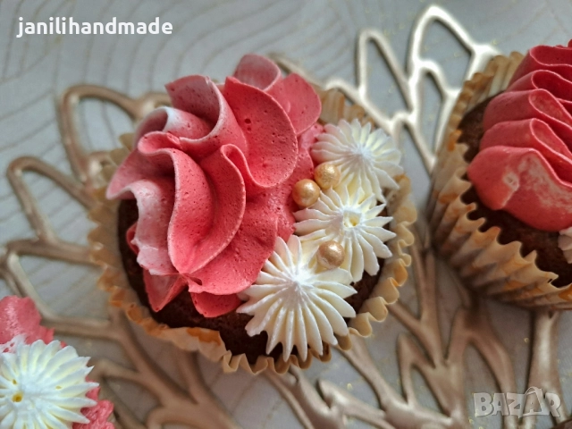 Мъфини с маслен крем, подарък, снимка 10 - Домашни продукти - 52113229