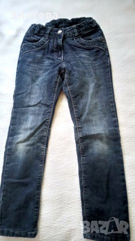 Подплатени дънки за момиче 6-7 г.