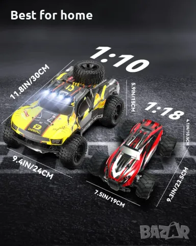 Високоскоростна кола с дистанционно DEERC 9201E, 1:10, 48 км/ч, 4x4, снимка 7 - Коли, камиони, мотори, писти - 47326431