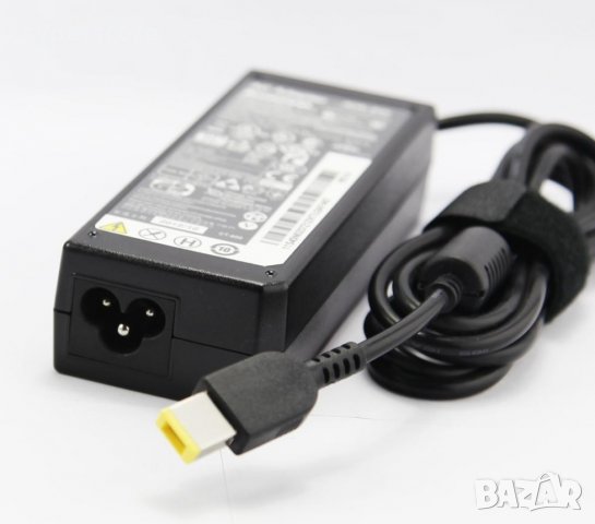 Зарядно устройство Адаптер за лаптоп Lenovo 20V 4.5A  правоъгълна букса CH00023 new square slim SQR, снимка 2 - Захранвания и кутии - 12255862