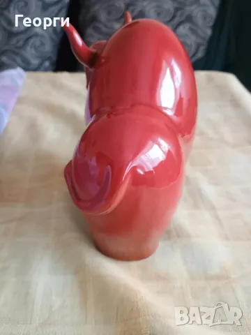 Красив керамичен бик-3, снимка 4 - Декорация за дома - 50094158