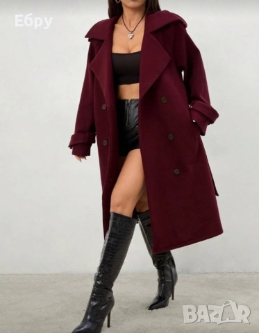 Палто- цвят бордо, снимка 5 - Други - 52333506