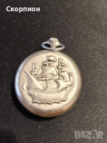 Джобен часовник - Молния - СССР - КОРАБ - Промоция, снимка 8 - Джобни - 49241222