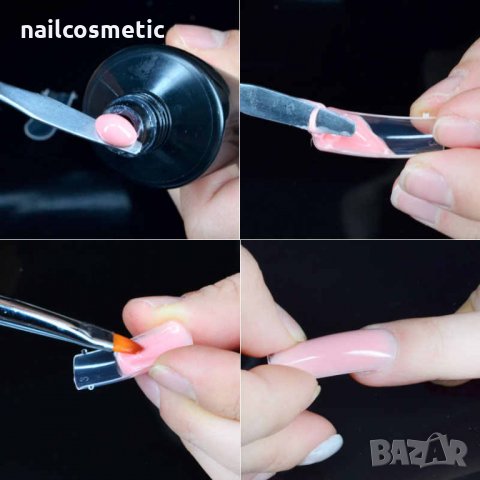 Остри горни форми DUAL за изграждане с полигел / Polygel -50бр stiletto, снимка 3 - Продукти за маникюр - 32215920