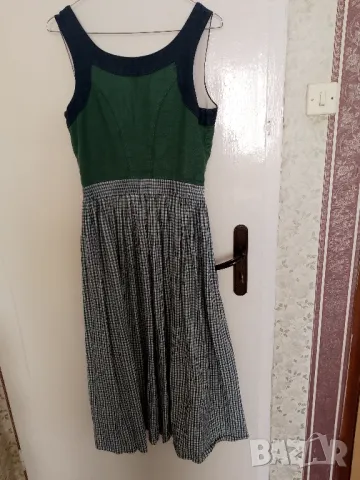 Дамска рокля ( сукман) в алпийски стил, памук , снимка 3 - Сукмани - 47590886