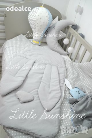 Спално чувалче Зайче с ушички, снимка 3 - Спални чували за бебета и деца - 36878349