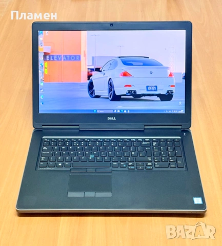 17.3" FHD IPS/Dell Precision 7710/i7-6820HQ/32GB RAM/256GB SSD/Quadro M3000M 4GB, снимка 3 - Лаптопи за работа - 53462507