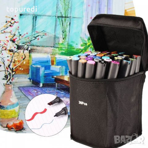 36 БР. КОМПЛЕКТ МАРКЕРИ TOUCH, снимка 1