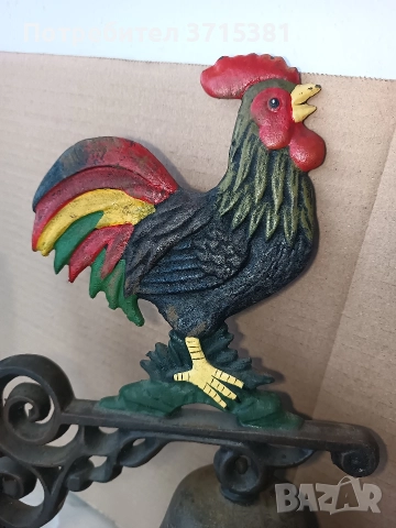 Чугунена камбана- петел, снимка 6 - Други - 52910437