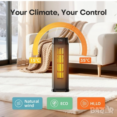 ПРОМО ! Space Heater / Отоплителна печка / вентилаторна печка !, снимка 2 - Отоплителни печки - 52053331