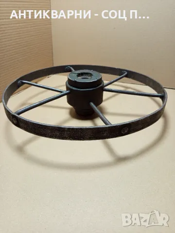 Старо Ръчно Ковано Метално Колело., снимка 7 - Антикварни и старинни предмети - 50074205