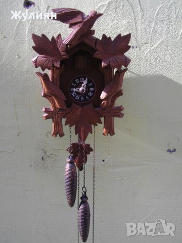 СТЕНЕН ЧАСОВНИК С КУКУВИЧКА ШВАРЦВАЛД , снимка 1